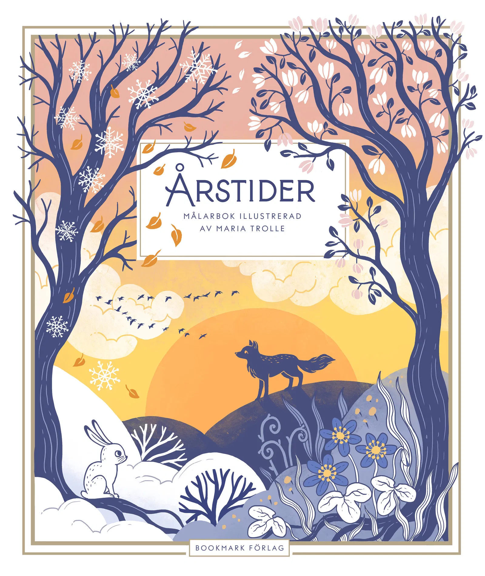 Årstider Coloring Book