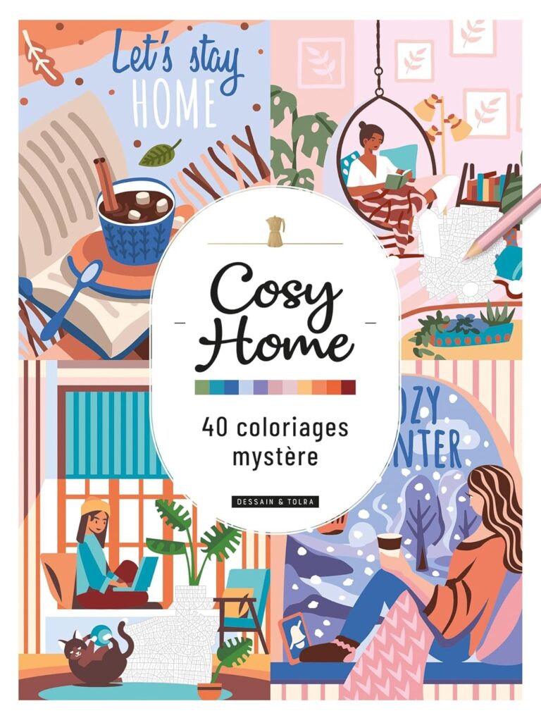 Cosy Homes – 40 Coloriages Mystère