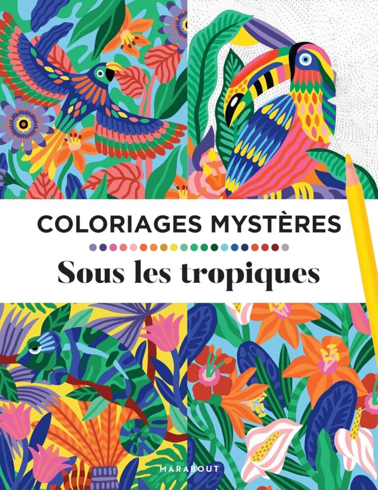 Coloriages mystères – Tropiques Coloring Book Review