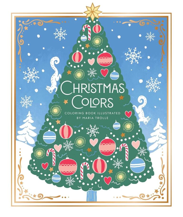Giveaway – Christmas Colors Coloring Book by Maria Trolle