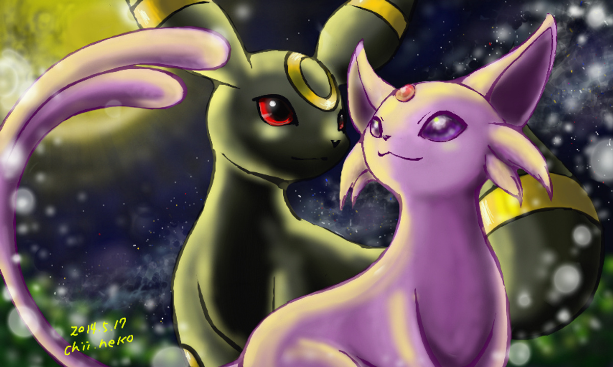 エーフィ&ブラッキー by chii.neko - Colors Live