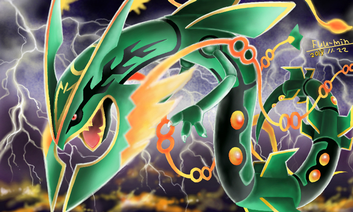 Mega Rayquaza by fuu-min - Colors Live