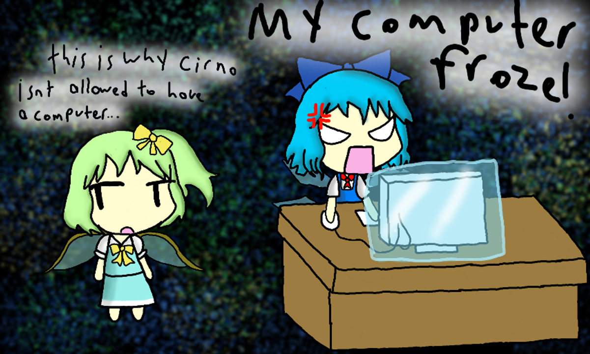 Frozen computer by Tegura - Colors Live