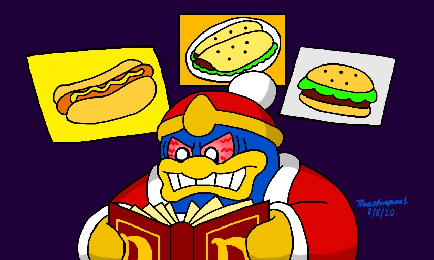Dedede's Menu by MarioSimpson1 - Colors Live