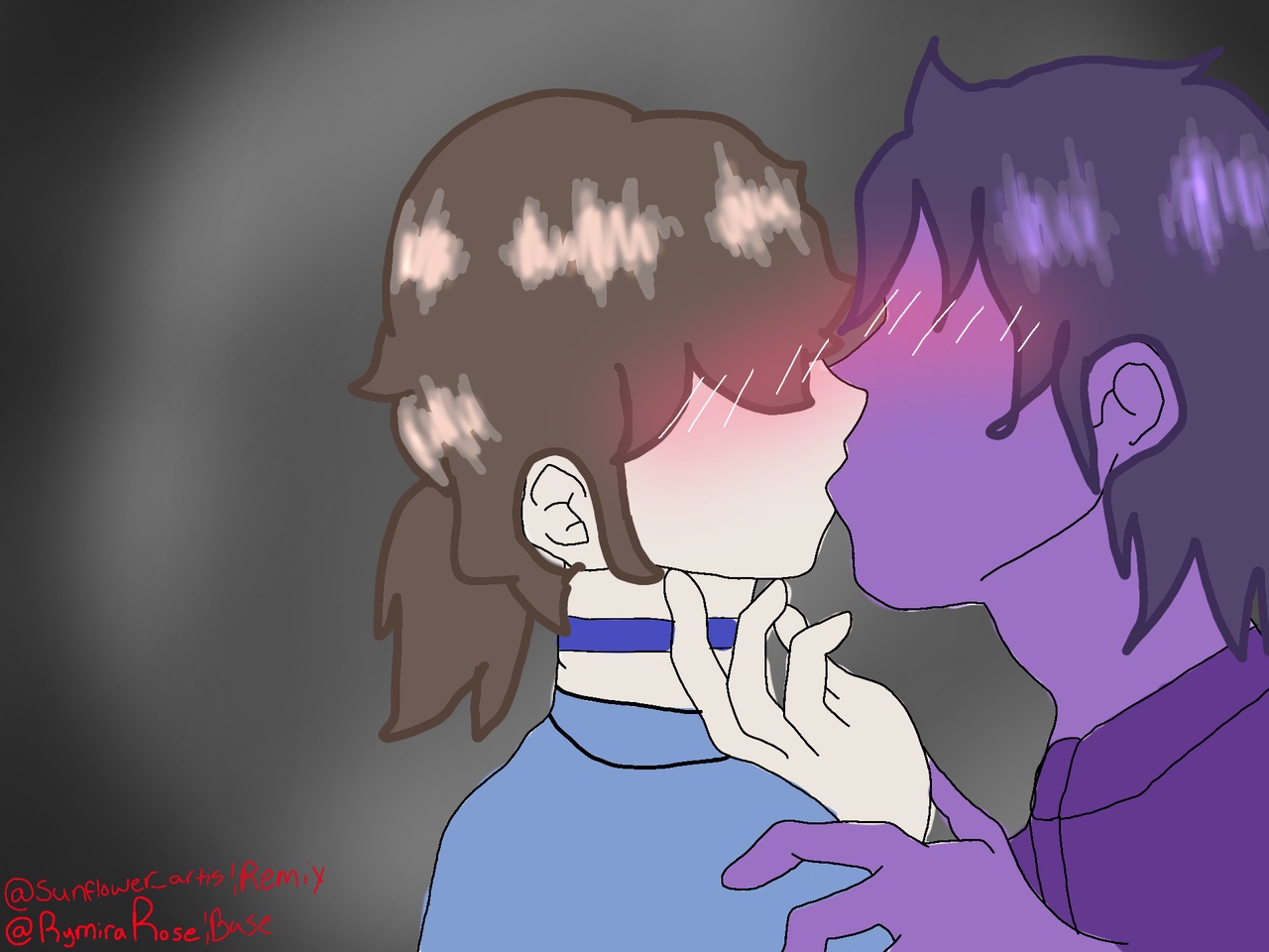 Couple Kissing Base by sunflower_artis - Colors Live