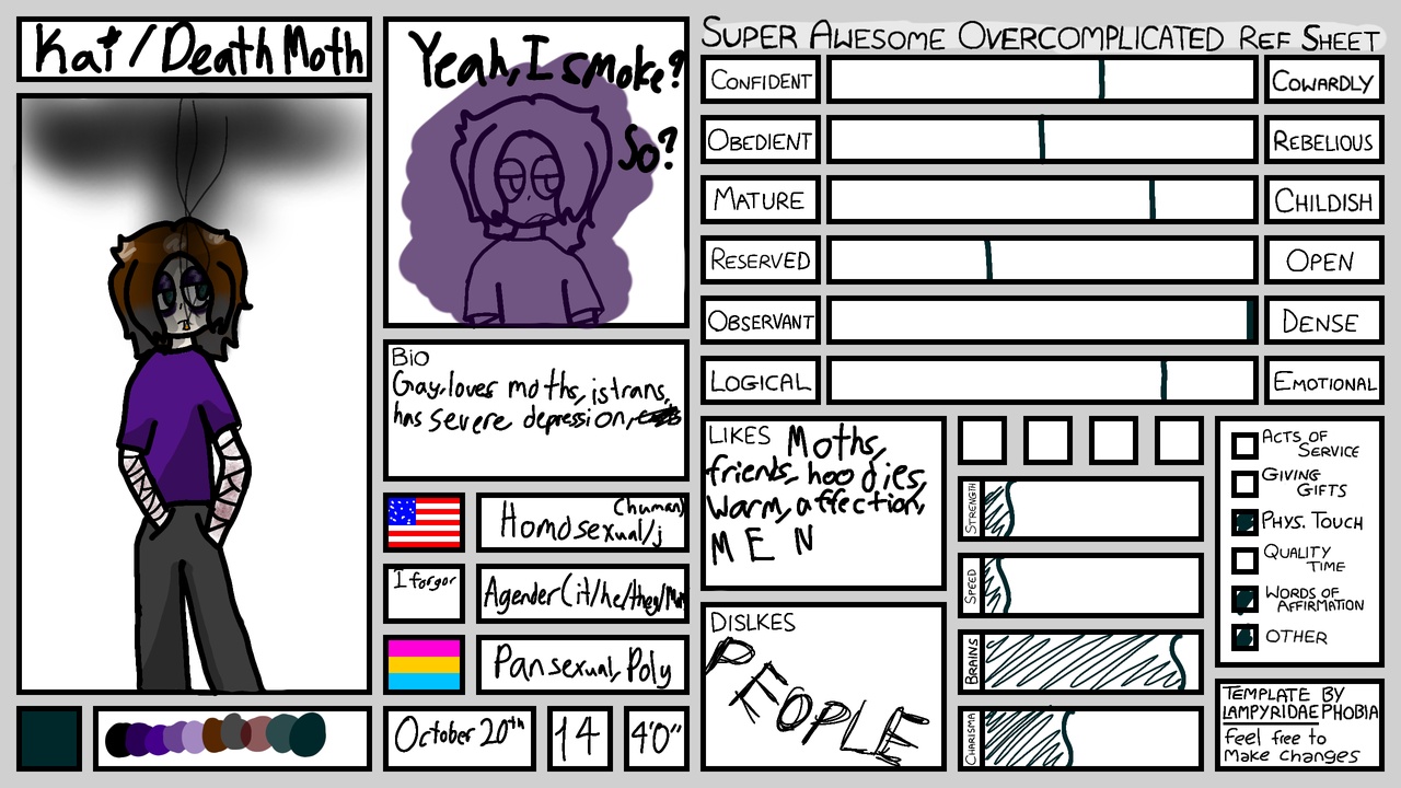 SUPER AWESOME OVERCOMPLICATED CHARACTER REF SHEET by KaiDeathMoth ...