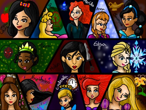 Colors Live - Disney Princesses by DisnerdJay