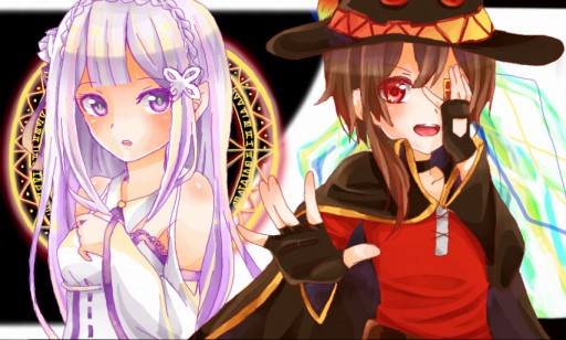 Colors Live めぐみん エミリア By Elesa 0330