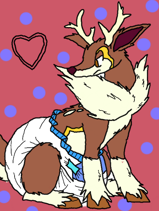 Colors Live Diapered Sawsbuck by Padded_Ursaring