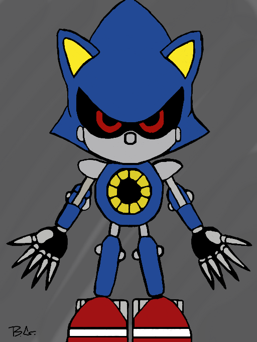 Classic Metal Sonic , Png Download - Metal Sonic Official Art