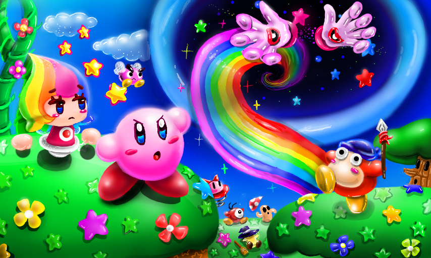 Colors Live - Kirby and the Rainbow Curse HYPE by ShadowKirby