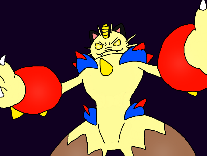 Colors! Live - Super Powered Up Jumbo Giant Meowth by ...