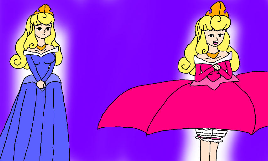 Colors Live - Blue and Pink Aurora by UmbrellaPrincess