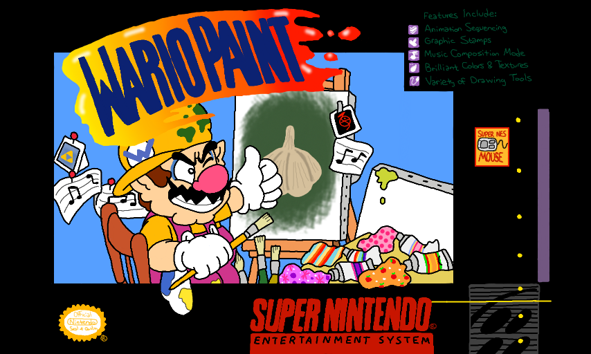 Colors Live Wario Paint by SteveO526