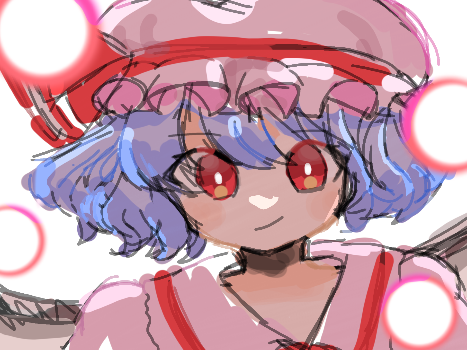 羽の折れたレミリア A4サイズ 手描きイラスト 原画 ラメ加工済み 手描きイラスト☆東方project レミリア・スカーレット - メルカリ