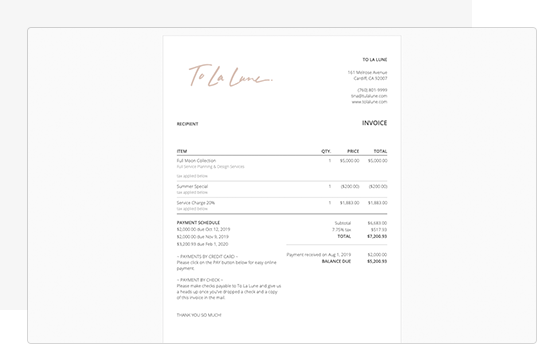 Invoicing Tool