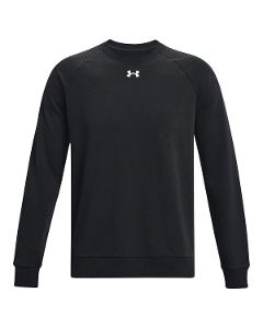 UNDER ARMOUR MEN'S RIVAL FLEECE SWEATSHIRT - BLACK-CF31566