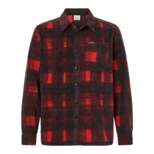 Men’s Steens Mountain™  Printed Shirt Jacket II –  Red with Major Drilling 3.25"W-CF35349