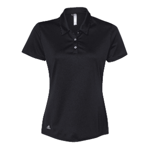 Ladies Adidas Performance Polo – Black with CCL-CF35126