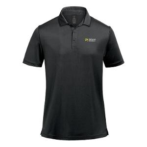 MEN'S MONTEREY S/S POLO - BLACK with Sigfusson Northern-CF35553