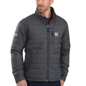 CARHARTT MEN'S RAIN DEFENDER® INSULATED JACKET - RELAXED FIT - LIGHTWEIGHT - SHADOW with FWS-CF33688