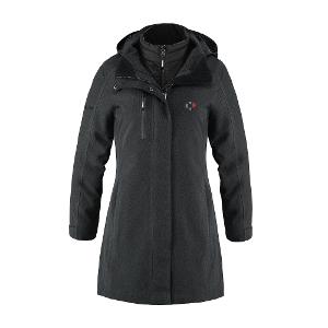 Apex - Ladies 3 in 1 Jacket - Charcoal with CCL-CF33562