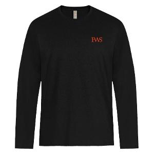 ATC 24EVER™ RING SPUNCOTTON LONG SLEEVE TEE –BLACK with FWS 3.5in-CF34860
