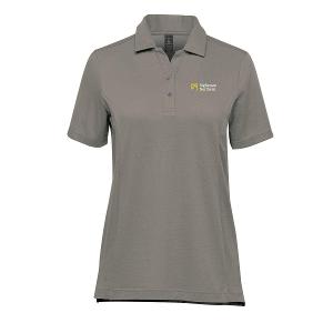 WOMEN'S NEVADA S/S MICRO PIQUE POLO - GRANITE with Sigfusson Northern-CF33178
