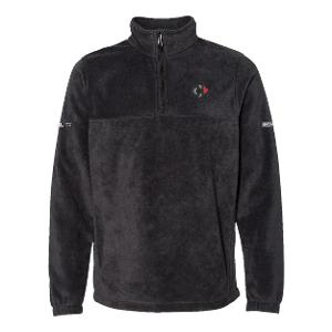 Steens Mountain™  Half Zip Fleece Pullover – Black with CCL-CF35141