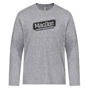 ATC 24EVER™ RING SPUNCOTTON LONG SLEEVE TEE - SPORT GREY with MacDon - The Harvesting Specialists - 8.5" W-CF36629