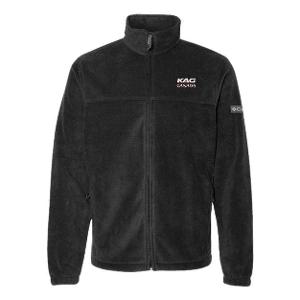 COLUMBIA STEENS MOUNTAIN FULL ZIP 2.0 JACKET - BLACK with KAG Embroidery-CF36892