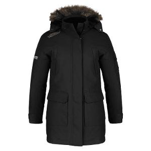 Ultimate - Ladies Cold Weather Parka w/ Detachable Hood - Black with Major Drilling 3.25"W-CF33859