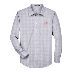 DEVON & JONES - CROWN COLLECTION® GLEN PLAID WOVEN DRESS SHIRT
