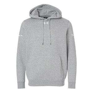 Under Armour Men’s Team Icon Fleece Hooded Sweatshirt - Pitch Grey with FWS-CF34938