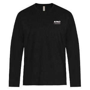 ATC 24EVER™ RING SPUNCOTTON LONG SLEEVE TEE –BLACK with KAG - FusionX-CF34821