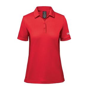 WOMEN'S MONTEREY S/S POLO- RED with Bourgault One Color - 2024-CF35665