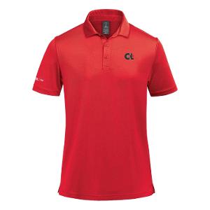 MEN'S MONTEREY S/S POLO- RED with CCL-CF35082