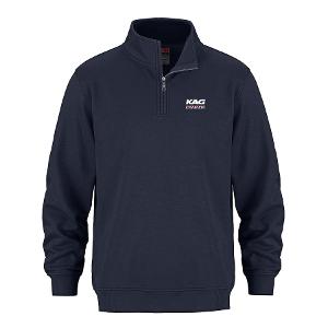 Flux - Adult 1/4 Zip Sweatshirt - Navy with KAG Embroidery-CF33970