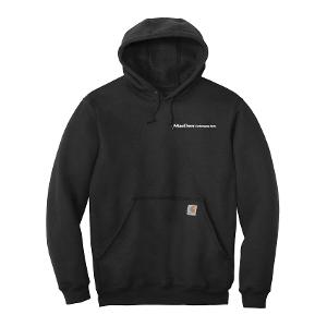 CARHARTT ® MIDWEIGHT HOODED SWEATSHIRT - BLACK with MacDon Performance Parts Embroidery-CF31983