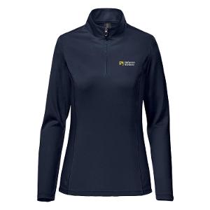 WOMEN'S MONTEREY 1/4 ZIP PULLOVER - NAVY with Sigfusson Northern-CF35613