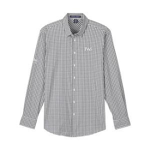 DEVON & JONES CROWNLUX PERFORMANCE® MEN'S GINGHAM SHIRT - GRAPHITE with FWS-CF30088