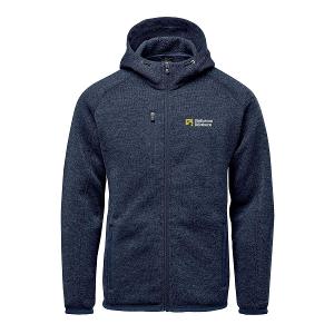 MEN'S AVALANTE FULL ZIP FLEECE HOODY - NAVY HEATHER with Sigfusson Northern-CF33899