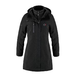 APEX - LADIES 3 IN 1 JACKET - BLACK with CCL-CF33558