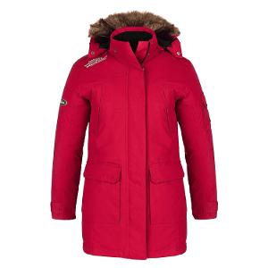 Ultimate - Ladies Cold Weather Parka w/ Detachable Hood - Red with Highline Oval - 3.00" Wide -CF34219