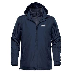 MEN'S NAUTILUS 3-IN-1 SYSTEM JACKET - NAVY with KAG Embroidery-CF32989