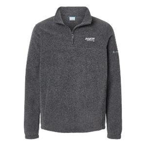 STEENS MOUNTAIN™  HALF ZIP FLEECE PULLOVER - CHARCOAL HEATHER with Major Drilling 3.25"W-CF35346