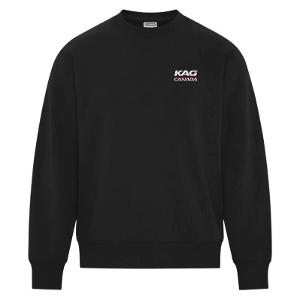 ATC WERK™ HEAVYWEIGHT FLEECE CREWNECK - BLACK with KAG Embroidery-CF36880