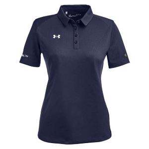 UNDER ARMOUR LADIES' TECH™ POLO - MIDNIGHT NAVY with CCL-CF32421