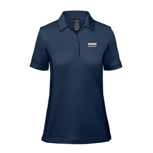 WOMEN'S MONTEREY S/S POLO- NAVY with KAG Embroidery-CF36080
