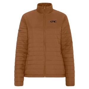 CH ESSENTIAL® GO TO PUFFY LADIES' JACKET- Saddle Brown with KPIC-CF34974